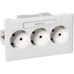 SE Thorsman CYB-PS Бел Розетка 3-ая шторки+окно арт. 5940110