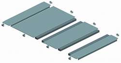 SE Трехмодульная плата кабельного ввода SF 1200x600 (NSYEC1662) арт. NSYEC1662