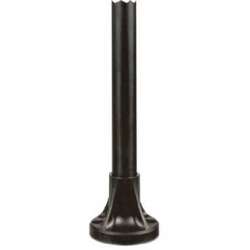 SE Труба алюминиевая 400 мм с пластик. кронштейном, черная арт. XVBZ03