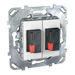 SE Unica Бел Аудиорозетка 2-ая арт. MGU5.8787.18ZD