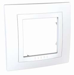 SE Unica Бел Рамка 1-ая литая арт. MGU2.002.18M