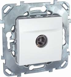 SE Unica Бел Розетка TV проходная арт. MGU5.463.18ZD