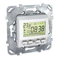 SE Unica Бел Термостат программируемый недельный (от+5 до +35град) перекидной контакт арт. MGU5.505.18ZD