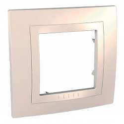 SE Unica Беж Рамка 1-ая литая арт. MGU2.002.25M