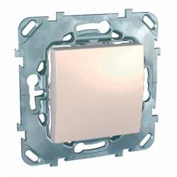 SE Unica Беж Выключатель 1-клавишный (сх.1) арт. MGU5.201.25ZD