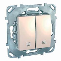 SE Unica Беж Выключатель жалюзийный арт. MGU5.208.25ZD