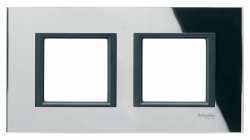 SE Unica Class Черное стекло Рамка 2-ая арт. MGU68.004.7C1