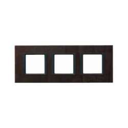 SE Unica Class Темная Кожа Рамка 3-ая арт. MGU68.006.7P2