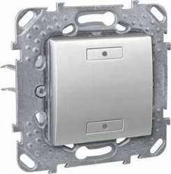 SE Unica KNX Алюминий Сенсор 2-кнопочный с индикатором LED арт. MGU5.530.30