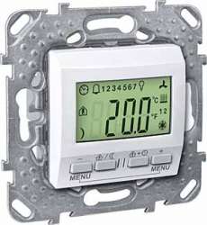SE Unica KNX Бел Терморегулятор с дисплеем арт. MGU5.534.18