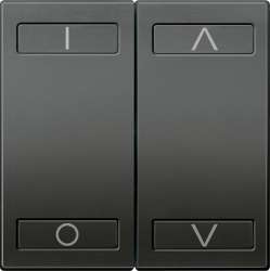 SE Unica KNX Графит Сенсор 4-кнопочный с индикатором LED арт. MGU5.531.12