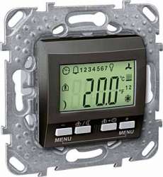 SE Unica KNX Графит Терморегулятор KNX с дисплеем арт. MGU5.534.12