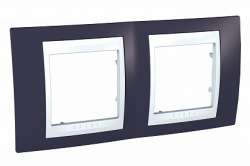 SE Unica Хамелеон Гранат/Бел Рамка 2-ая горизонтальная арт. MGU6.004.872