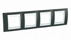 SE Unica Хамелеон Какао/Бел Рамка 4-ая горизонтальная арт. MGU6.008.871