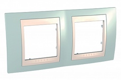 SE Unica Хамелеон Морская волна/Беж Рамка 2-ая горизонтальная арт. MGU6.004.570