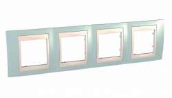 SE Unica Хамелеон Морская волна/Беж Рамка 4-ая горизонтальная арт. MGU6.008.570