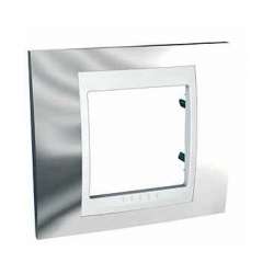 SE Unica Хамелеон Серебро/Бел Рамка 1-ая арт. MGU66.002.810