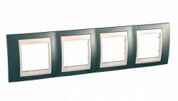 SE Unica Хамелеон Шампань/Беж Рамка 4-ая горизонтальная арт. MGU6.008.524