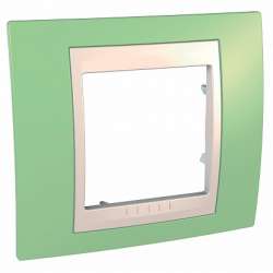 SE Unica Хамелеон Зеленое Яблоко/Беж Рамка 1-ая арт. MGU6.002.563