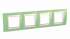 SE Unica Хамелеон Зеленое Яблоко/Беж Рамка 4-ая горизонтальная арт. MGU6.008.563
