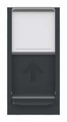 SE Unica Modular Антрацит Розетка компьютерная, RJ45, одиночная кат. 6 STP, 1 модуль арт. NU341654