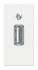 SE Unica Modular Бел Розетка USB, 5 В/ 1000 мА, 1 модуль арт. NU342818
