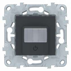SE Unica New Антрацит Датчик движения с выключателем, 10А арт. NU552554