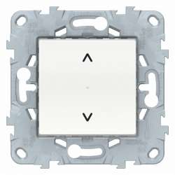 SE Unica New Бел Выключатель Wiser управление жалюзи арт. NU550818