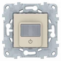 SE Unica New Беж Датчик движения с выключателем, 10А, арт. NU552544