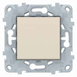 SE Unica New Беж Переключатель 1-клавишный, сх. 6, 10 AX, 250В, арт. NU520344