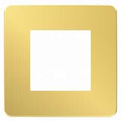 SE Unica Studio Золото/Антрацит Рамка 1-ная арт. NU280262