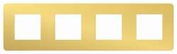 SE Unica Studio Золото/Белая Рамка 4-ная арт. NU280859