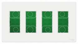 SE Unica System+ Бел Блок скрытой установки 4х2 арт. NU174418