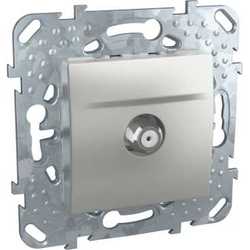 SE Unica Top Алюминий Одиночный SAT-коннектор арт. MGU5.488.30ZD