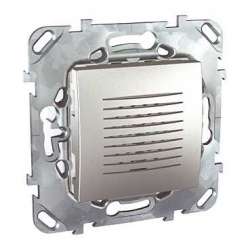 SE Unica Top Алюминий Звонок дверной, 70DB/1M арт. MGU5.786.30ZD