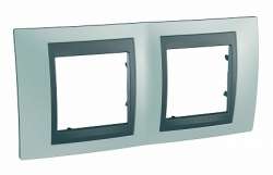 SE Unica Top Флюорит Графит Рамка 2-ая арт. MGU66.004.294