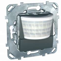 SE Unica Top Графит Датчик движения ИК 8А, 3-проводная схема подключения арт. MGU5.525.12ZD