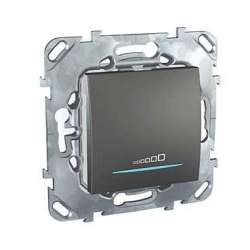 SE Unica Top Графит Светорегулятор нажимной 20-350W универсальный арт. MGU5.515.12ZD