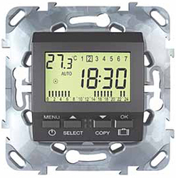 SE Unica Top Графит Таймер програм. недельный, 1000VA арт. MGU5.541.12ZD