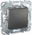 SE Unica Top Графит Выключатель 1-клавишный (сх.1) арт. MGU5.201.12ZD