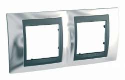 SE Unica Top Хром Графит Рамка 2-ая арт. MGU66.004.210