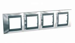 SE Unica Top Хром Графит Рамка 4-ая арт. MGU66.008.210