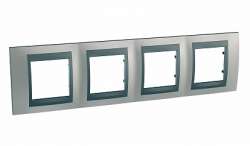 SE Unica Top Никель Графит Рамка 4-ая арт. MGU66.008.239