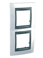 SE Unica Top Нордик Графит Рамка 2-ая вертикальная арт. MGU66.004V.292