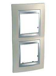 SE Unica Top Опал Рамка 2-ая вертикальная арт. MGU66.004V.095