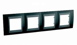 SE Unica Top Родий Графит Рамка 4-ая арт. MGU66.008.293