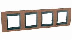 SE Unica Top Вишня Графит Рамка 4-ая арт. MGU66.008.2M2