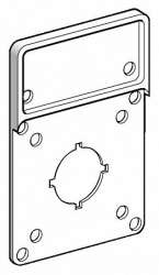 SE Vario Держатель маркировки без табличек для надписей 60х60мм арт. KZ16