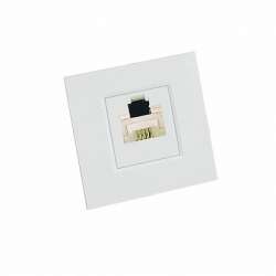 SE Wessen 45 Бел Розетка ТЛФ RJ11 для кабель-каналов арт. RIN-144T-B