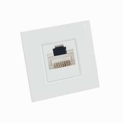 SE Wessen 45 Бел Розетка компьютерная кат. 5Е для кабель-каналов арт. RIN-144K5E-B